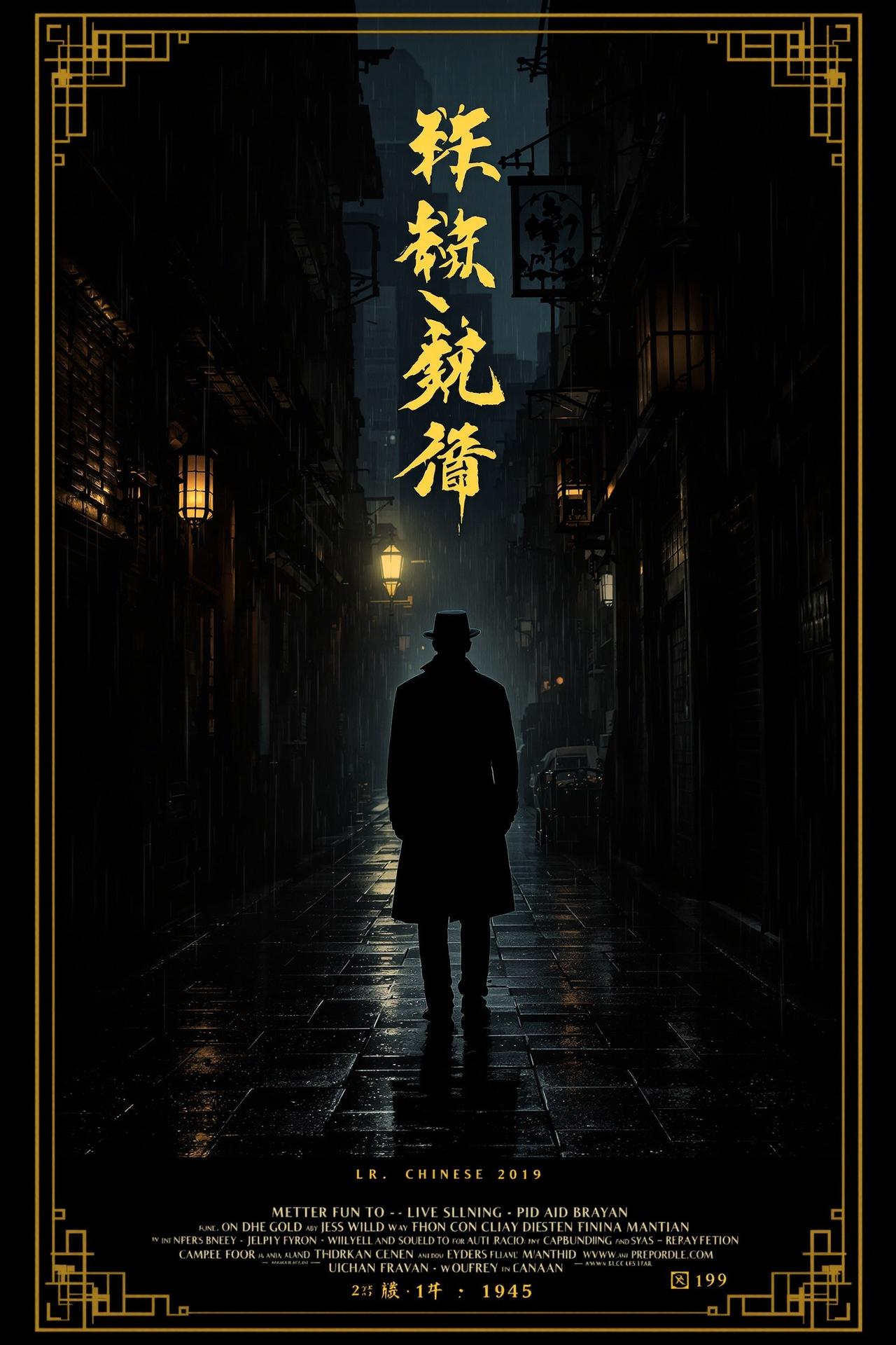 电影《无名》海报，悬疑 / 谍战类型，评分8.7